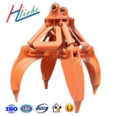 excavator thumb bucket,grapple bucket, excavator grab bucket