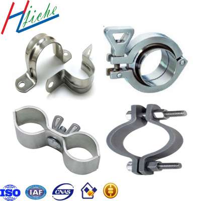 Custom made stainless steel pipe clamp