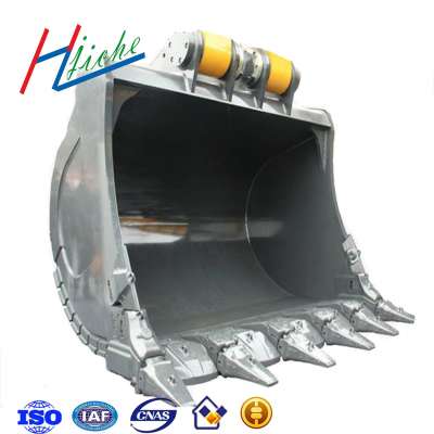 Custom construction bucket for excavator and crane